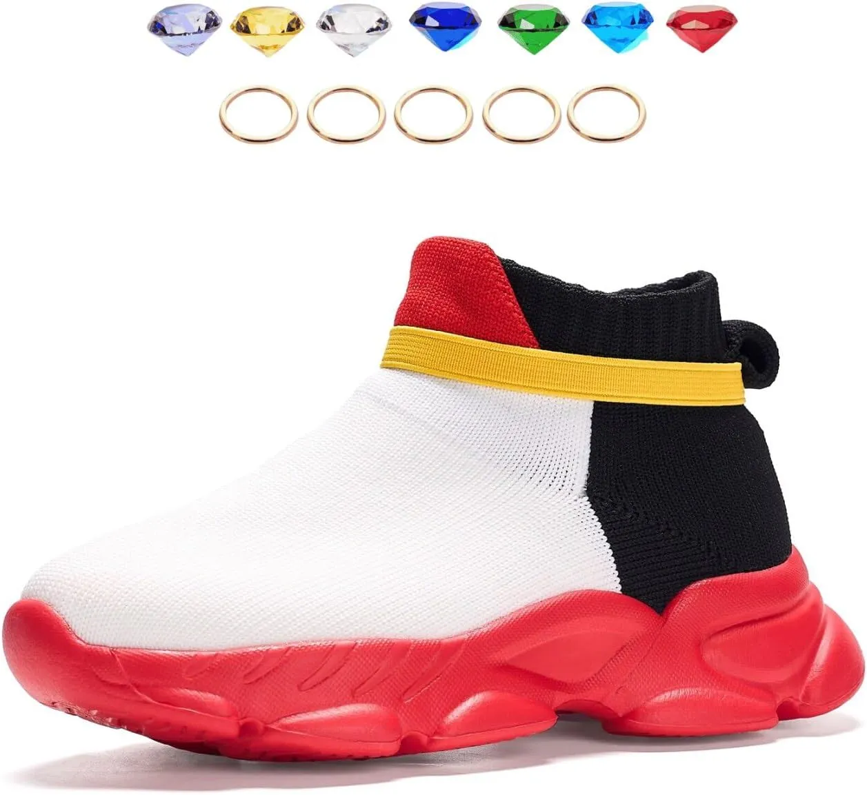 White Black Sneakers for Boys Girls Shoes Running Birthday Gift Tennis Shoes