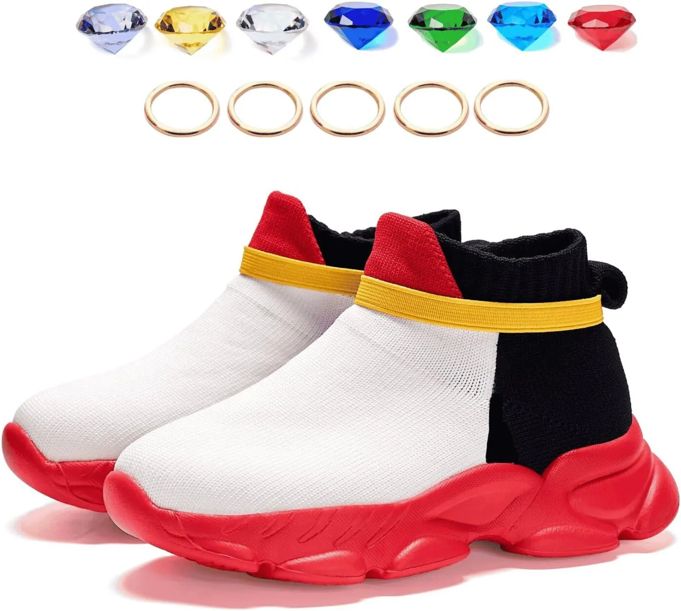 White Black Sneakers for Boys Girls Shoes Running Birthday Gift Tennis Shoes