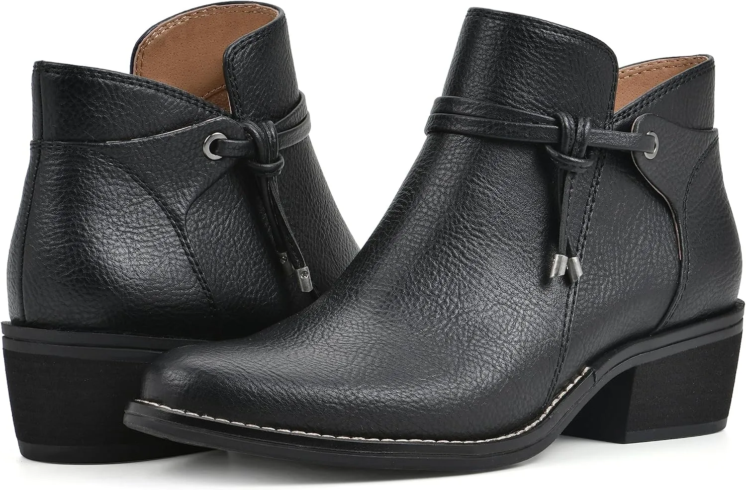 WHITE MOUNTAIN Women's Shoes Althorn Block Heel Bootie