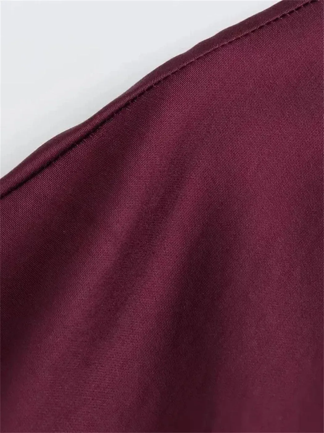 Woman Summer A-Line Midi Satin Dress Solid Vintage Elegant O-Neck Slim Evening Party Dress
