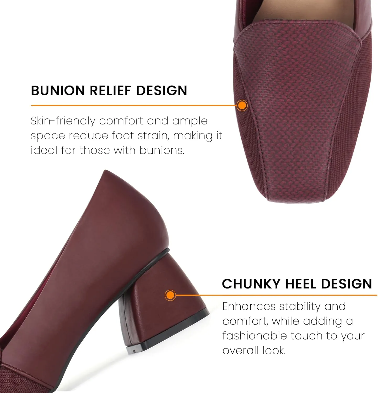 Women Bunion Shoes Orthopedic Dress Shoes Platform Loafers