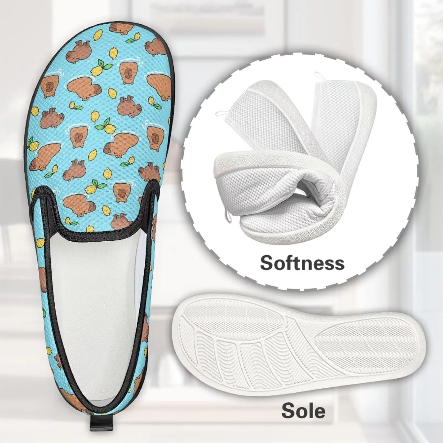 Women Casual Shoes Animals Print Running Sneakers Tennis Walking Casual Loafers US 5.5-10.5