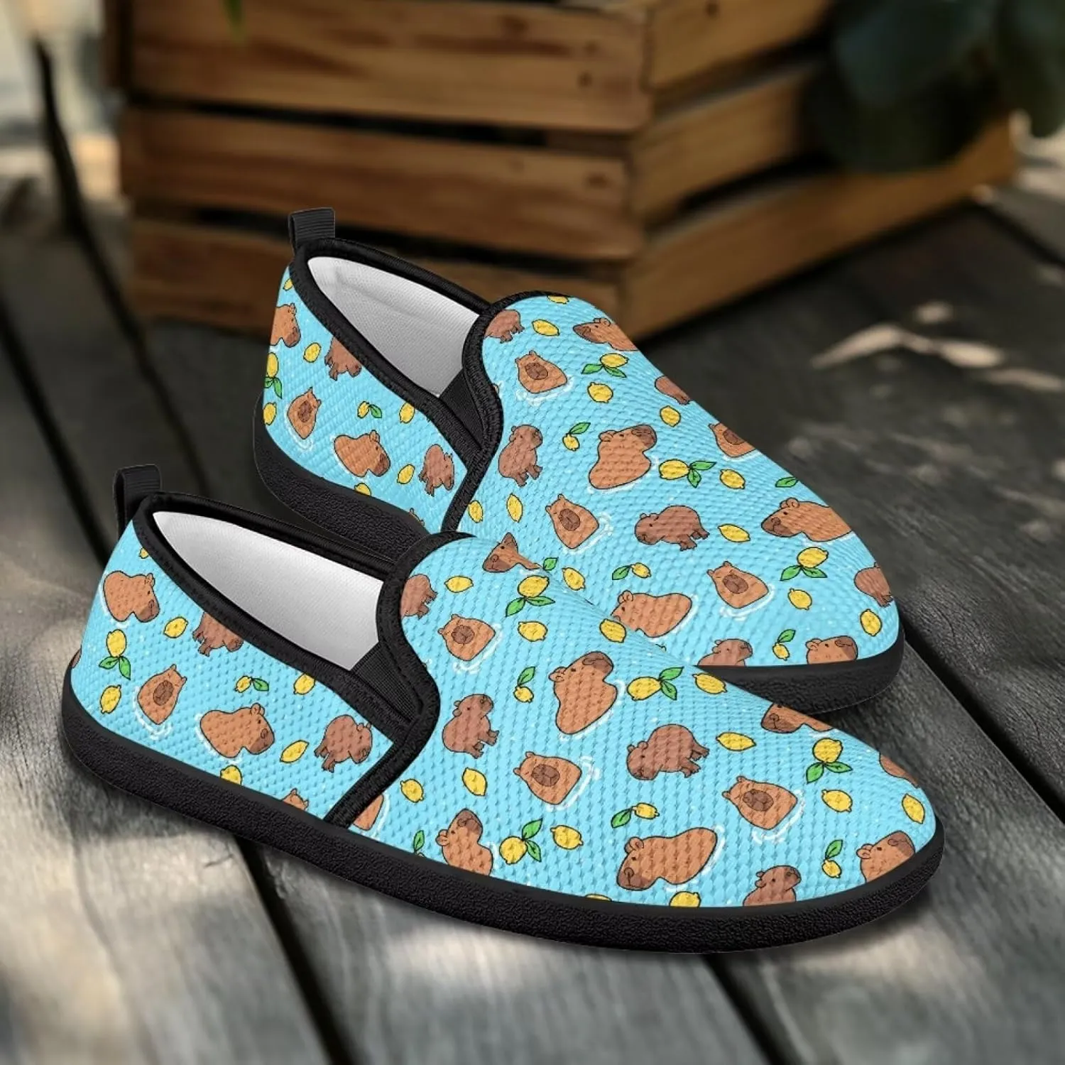 Women Casual Shoes Animals Print Running Sneakers Tennis Walking Casual Loafers US 5.5-10.5