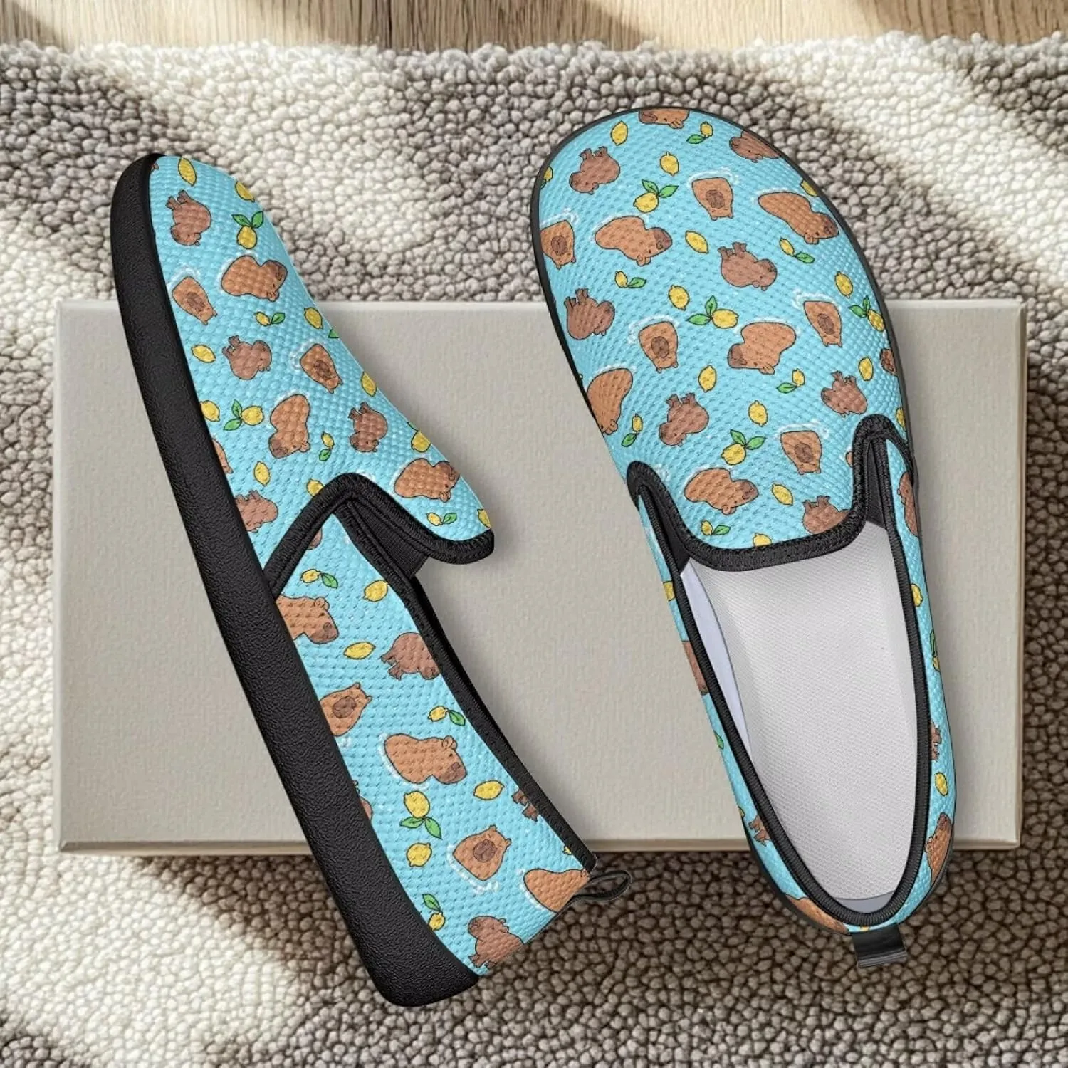 Women Casual Shoes Animals Print Running Sneakers Tennis Walking Casual Loafers US 5.5-10.5