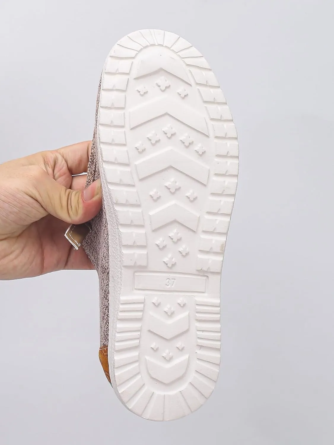 Women's Aztec Print Slip-On Loafers - Elastic Lace Comfort Shoes, Lightweight Foam Sole, Orthotic Support for Daily Wear, Trendy Casual Sneakers (US 6-11)