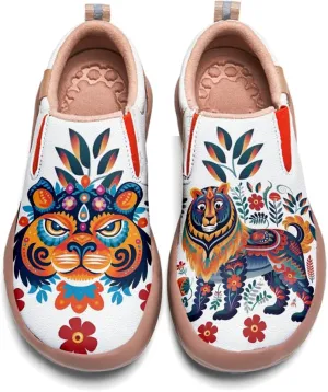 Womens Comfort Animal Painted Loafers - Travel Shoes Slip On Lightweight Casual Walking