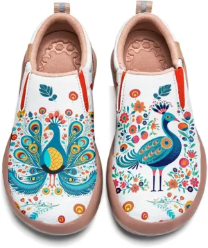 Womens Comfort Animal Painted Loafers - Travel Shoes Slip On Lightweight Casual Walking