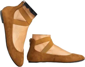 Women's Fashion Elastic Ankle Straps Flats Shoes,Dressy Crisscross Strap Ballerina Flats,Closed Point Toe Slip On Flat Shoes