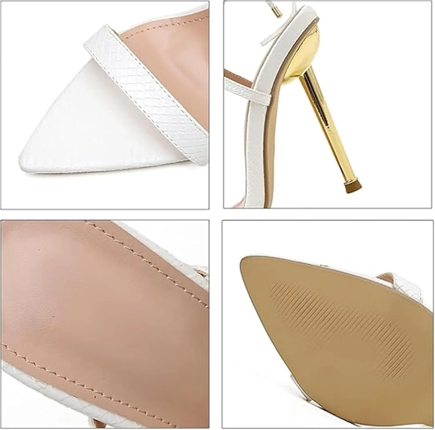 Women's High Heel Open Toe Fine heel Hollow Strappy Low-top Rhinestones Shallow mouth Dress Sandals After Lacing Evening Sandals