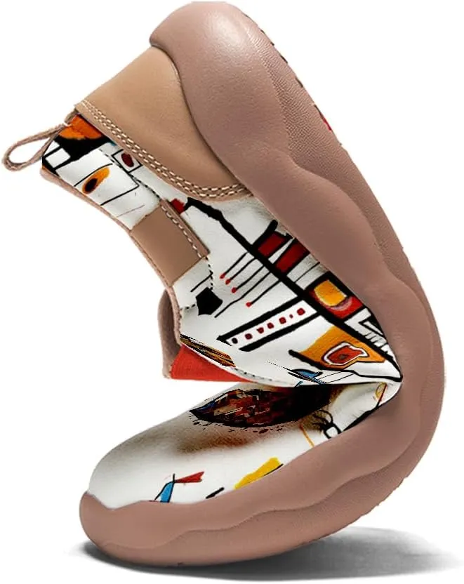 Women's Painted Travel Shoes Casual Slip On Comfortable Walking Loafers