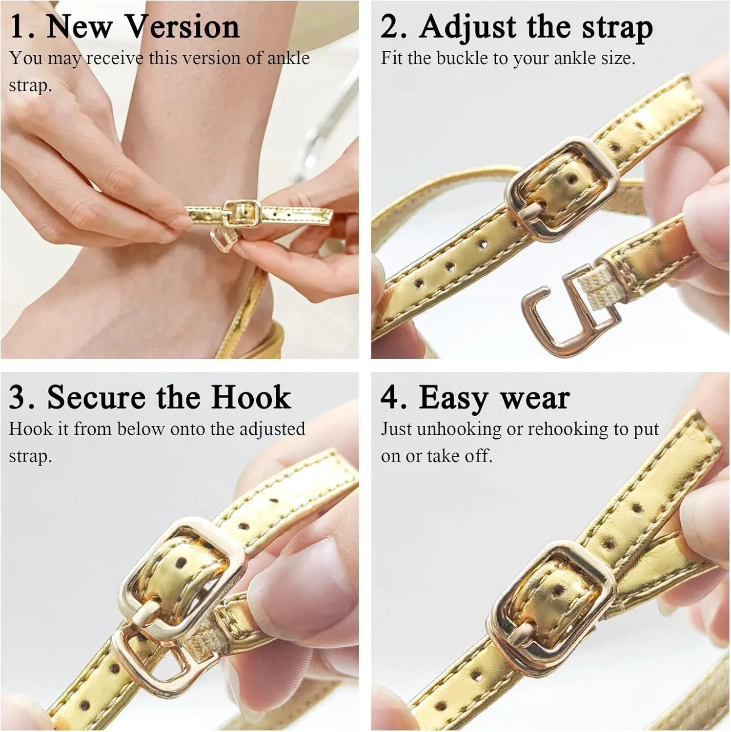 Womens Sandals Square Open Toe Strappy Heels for Women Dressy Chunky High Heels Ankle Buckle Heeled Sandals for Women Comfort Wedding Prom Party Shoes