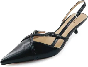 Women’s Slingback Pointed Toe Heels Sandals