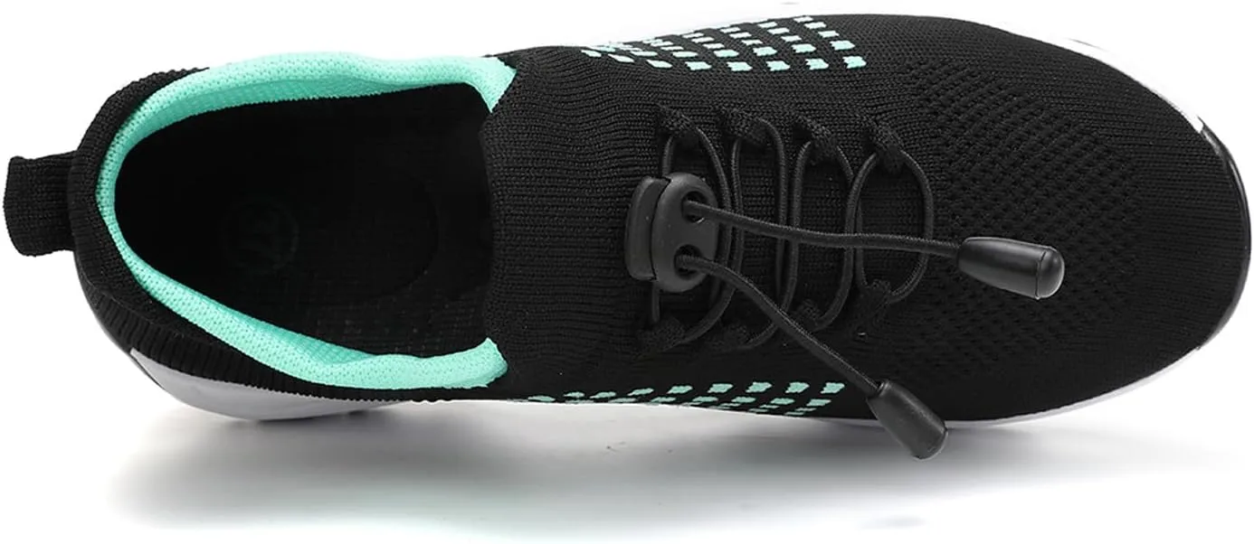 Women's Slip-On Sneakers Breathable Mesh Walking Shoes Comfortable Casual Athletic Sock Sneakers for Women Air