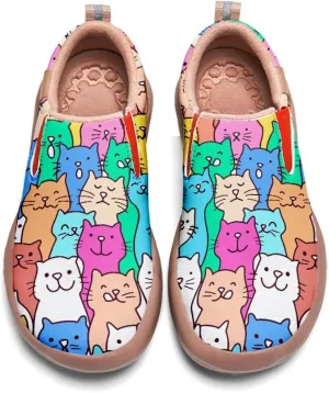 Women's Slip On Sneakers Casual Loafers Art Painted Comfort Soft Walking Shoes