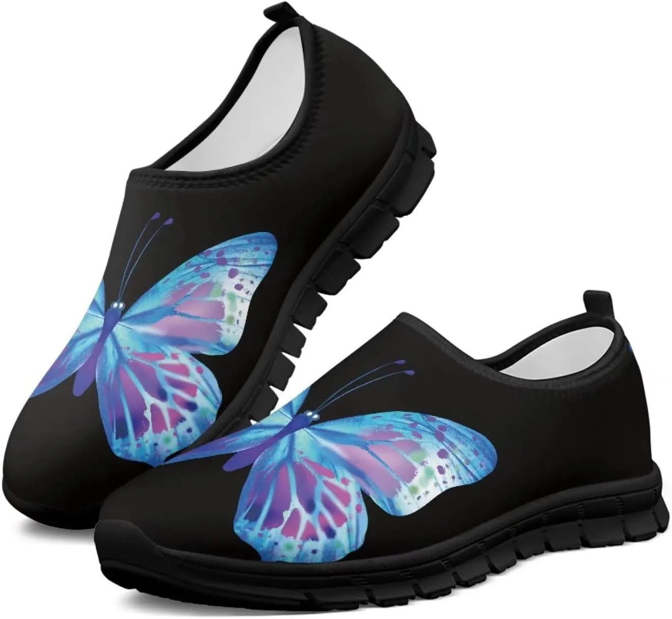 Women's Sneaker Casual Low Top Hiking Sneaker Outdoor Lightweight Breathable Slip On Soft Holiday Shoes for Womens