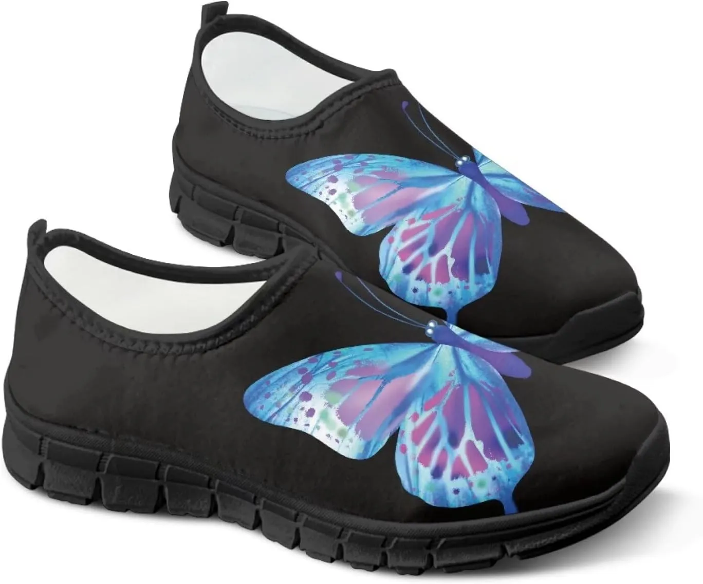 Women's Sneaker Casual Low Top Hiking Sneaker Outdoor Lightweight Breathable Slip On Soft Holiday Shoes for Womens