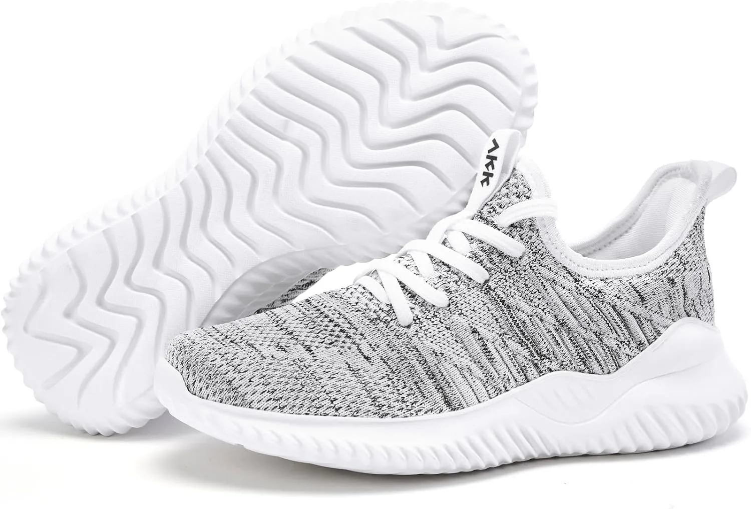 Womens Walking Tennis Shoes - Slip On Memory Foam Lightweight Casual Sneakers for Gym Travel Work