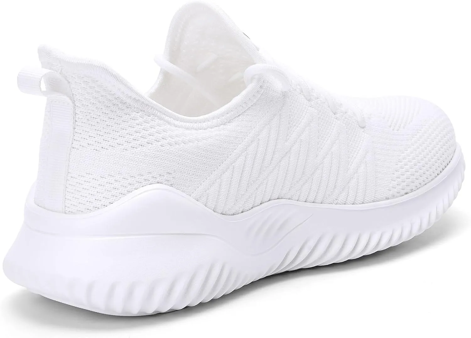 Womens Walking Tennis Shoes - Slip On Memory Foam Lightweight Casual Sneakers for Gym Travel Work