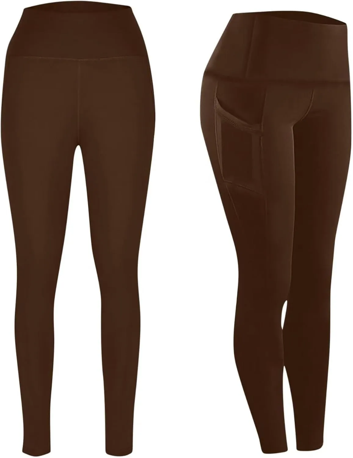 Women's Workout Leggings | High Waisted Compression Gym Tummy Control Athletic Yoga Pants with Pockets