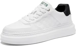 YCMM Lightweight Lace-Up Platform Sneakers for Men and Women Comfortable Casual Walking Shoes